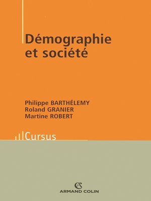cover image of Démographie et société
